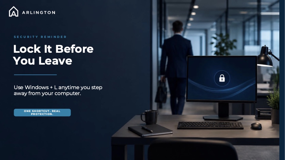 Workstation Security - Lock It Before You Leave Slide Presentation